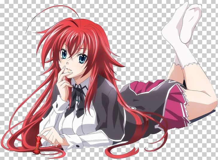 Rias Gremory High School Dxd Anime Devil Png Clipart Anime Music Video Audio Black Hair Brown