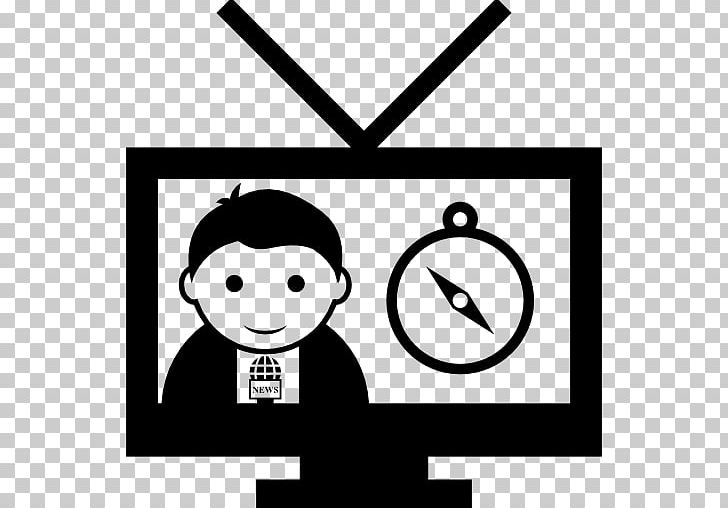 Television Show Computer Icons News Presenter PNG, Clipart, Area, Arrow, Art, Black, Black And White Free PNG Download
