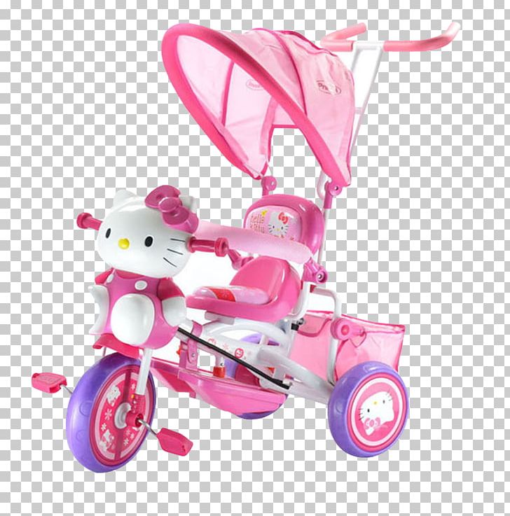 Hello Kitty Car Bicycle Child Tricycle PNG, Clipart, Baby Stroller, Baby Transport, Bicycles, Cart, Childrens Free PNG Download