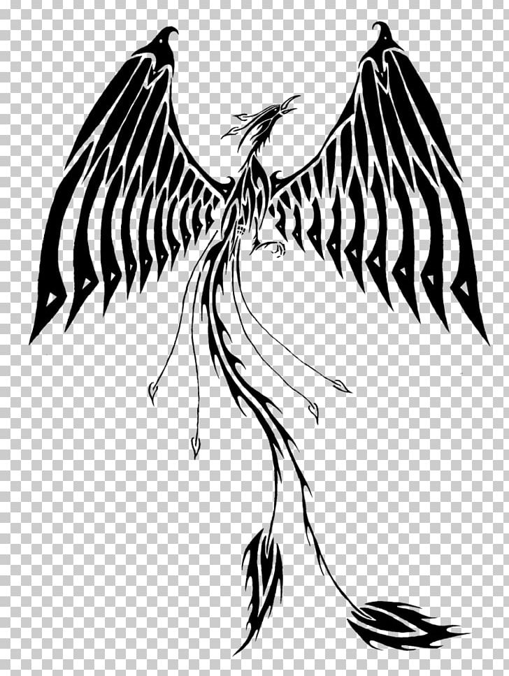 Tattoo Phoenix Flash PNG, Clipart, Bird, Black, Design, Feather, Fictional Character Free PNG Download