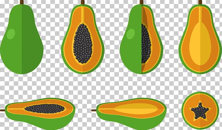 Pumpkin Fruit Euclidean Papaya Icon PNG, Clipart, Cartoon Papaya, Commodity, Food, Food Drinks, Fruit Free PNG Download