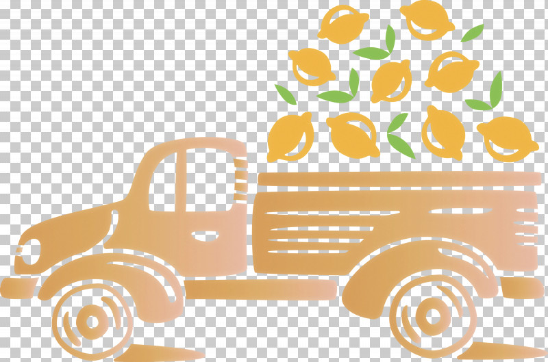 Lemon Truck Autumn Fruit PNG, Clipart, Autumn, Cartoon, Drawing, Fruit, Lemon Free PNG Download