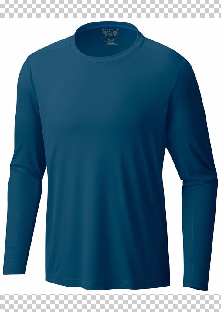Long-sleeved T-shirt Long-sleeved T-shirt Crew Neck Clothing PNG, Clipart, Active Shirt, Aqua, Azure, Blue, Clothing Free PNG Download