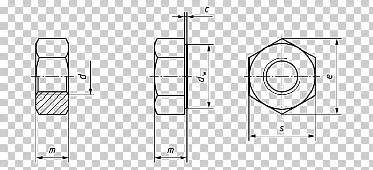 Nut Bolted Joint Fastener Hot-dip Galvanization PNG, Clipart, Angle, Black And White, Bolt, Bolted Joint, Circle Free PNG Download