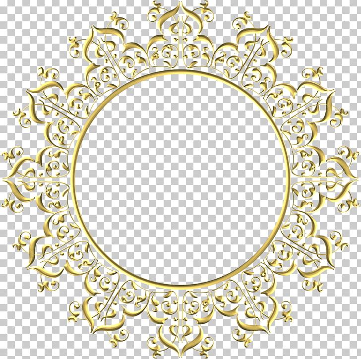 Portable Network Graphics Frames Gold Pattern PNG, Clipart, Area, Body Jewelry, Border, Cari, Circle Free PNG Download