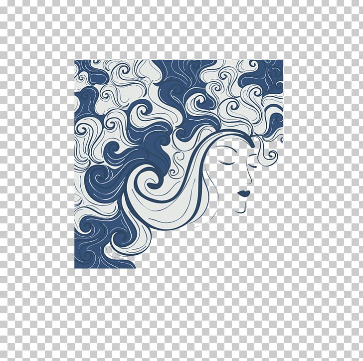 Woman Drawing Illustration PNG, Clipart, Art, Artwork, Beauty, Blue, Blue And White Free PNG Download