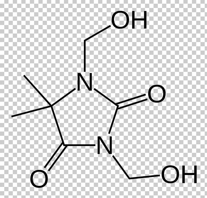 DMDM Hydantoin Formaldehyde Releaser Chemical Compound PNG, Clipart, Angle, Antimicrobial, Area, Black, Black And White Free PNG Download