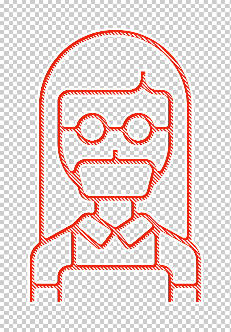 Maid Icon Hotel Icon Woman Icon PNG, Clipart, Glasses, Head, Hotel Icon, Line, Line Art Free PNG Download
