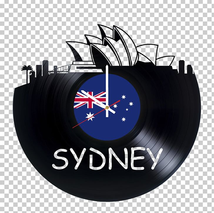 Vintage Watch Co Sydney Phonograph Record Clock Design Väggur PNG, Clipart, Australia, Brand, Clock, Label, Logo Free PNG Download