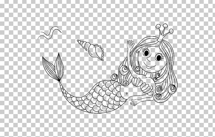 Ariel The Little Mermaid Drawing PNG, Clipart, Ariel, Art, Artwork, Black, Black And White Free PNG Download