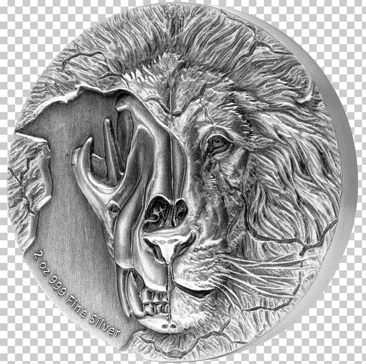 Bullion Silver Coin PNG, Clipart, Animals, Base Metal, Big Cats, Black And White, Bullion Free PNG Download