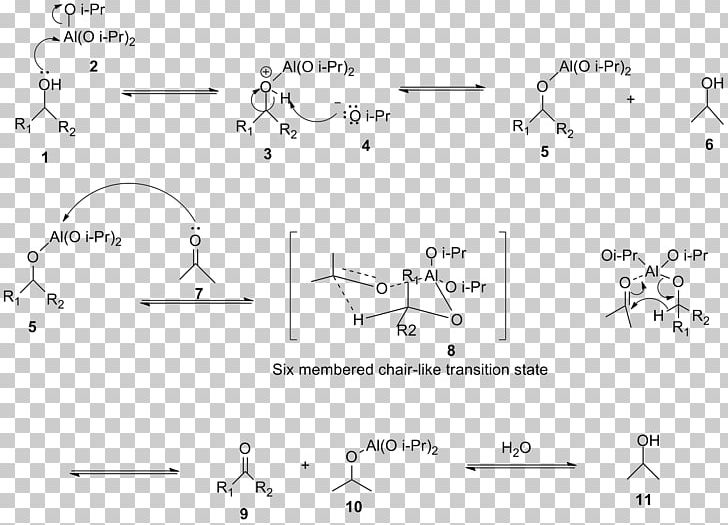 Oppenauer Oxidation Redox Alcohol Oxidation Oxidation Of Secondary Alcohols To Ketones PNG, Clipart, Angle, Auto Part, Miscellaneous, Monochrome, Number Free PNG Download