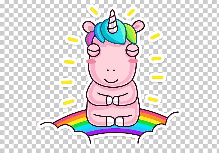 Sticker Telegram VKontakte Unicorn PNG, Clipart, Area, Artwork, Brand, Fictional Character, Line Free PNG Download