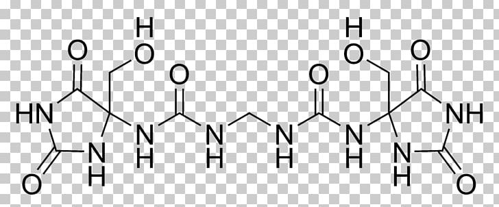 Imidazolidinyl Urea Diazolidinyl Urea Formaldehyde Releaser Hydroxymethyl Chemical Substance PNG, Clipart, Angle, Area, Black, Black And White, Cas Registry Number Free PNG Download