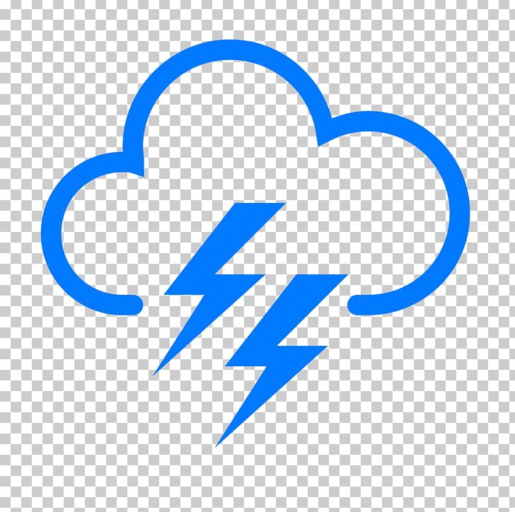 Computer Icons Thunderstorm Cloud Lightning PNG, Clipart, Area, Blue, Brand, Circle, Cloud Free PNG Download
