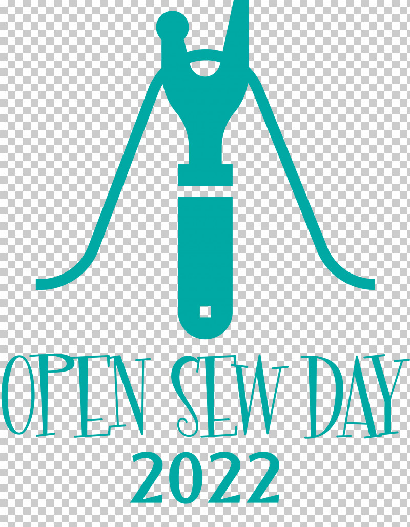 Open Sew Day Sew Day PNG, Clipart, Behavior, Human, Line, Logo, Teal Free PNG Download