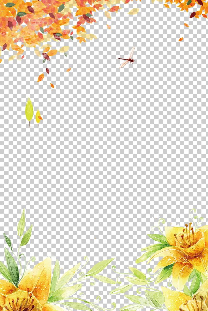 Floral Design Yellow Pattern PNG, Clipart, Autumn, Computer Wallpaper, Coreldraw, Dahlia, Design Free PNG Download