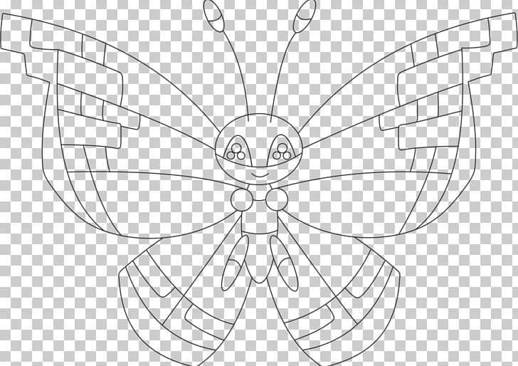 Pokémon X And Y Line Art Coloring Book Deoxys PNG, Clipart, Angle, Artwork, Black And White, Brush Footed Butterfly, Butter Free PNG Download