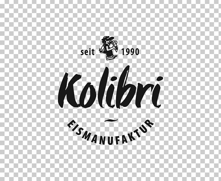 Logo Eisdiele Kolibri Food Coffee Cafe PNG, Clipart, Area, Black, Black And White, Brand, Cafe Free PNG Download