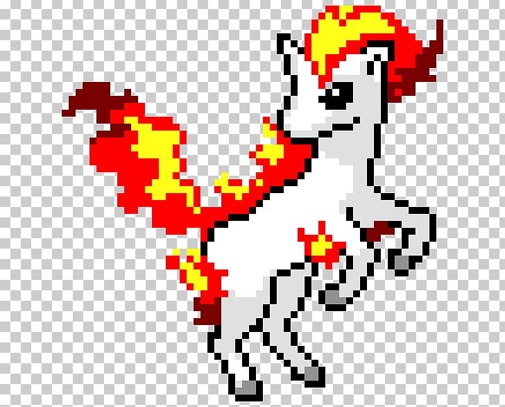 Pixel Art Ponyta Pokémon Fan Art Drawing PNG, Clipart, Area, Art, Bead, Deviantart, Drawing Free PNG Download
