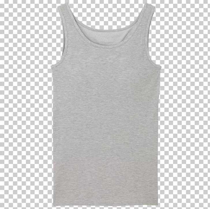 T-shirt Vest Sleeveless Shirt Neck PNG, Clipart, Active Tank, Clothing, Cotton, Gillette, Gray Free PNG Download
