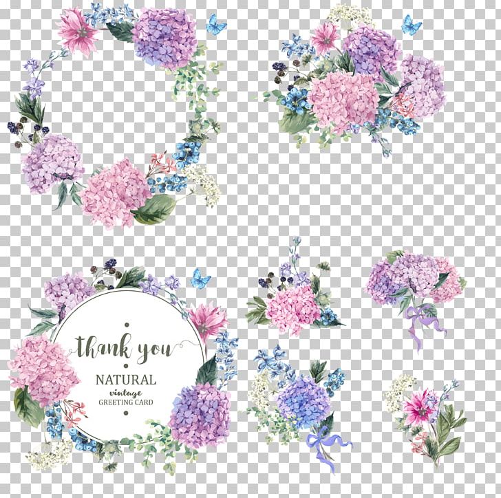 Flower Garden Hydrangea Blossom PNG, Clipart, Artificial Flower, Bouquet, Christmas Wreath, Color, Color Pencil Free PNG Download