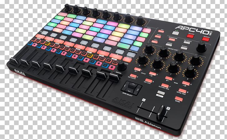 Ableton Live Akai Professional APC40 MKII MIDI Controllers PNG, Clipart, Ableton, Akai Professional Mpk Mini Mkii, Apc, Audio Equipment, Controller Free PNG Download