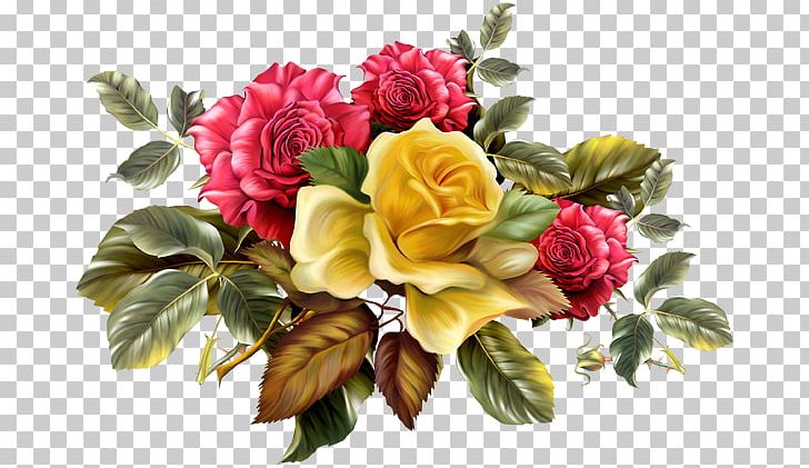 Rose Flower Bouquet Painting Floral Design PNG, Clipart, Art, Artificial Flower, Botany, Decoupage, Desktop Wallpaper Free PNG Download