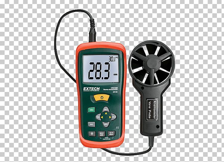 AN100 Extech Thermoanemometer Airflow Anemometer Extech Measurement PNG, Clipart, Airflow, Anemometer, Electronics, Electronics Accessory, Extech Instruments Free PNG Download