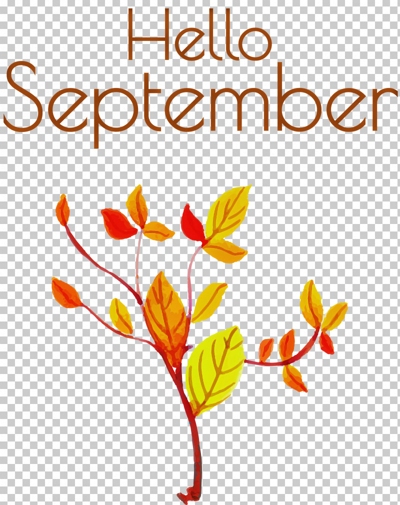 Hello September September PNG, Clipart, Cut Flowers, Floral Design, Flower, Hello September, Hippie Free PNG Download