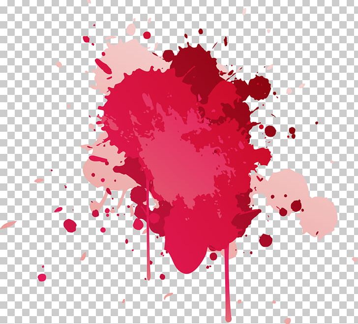Paper Watercolor Painting Red Ink PNG, Clipart, Art, Color, Color Mixing, Computer Wallpaper, Flower Free PNG Download