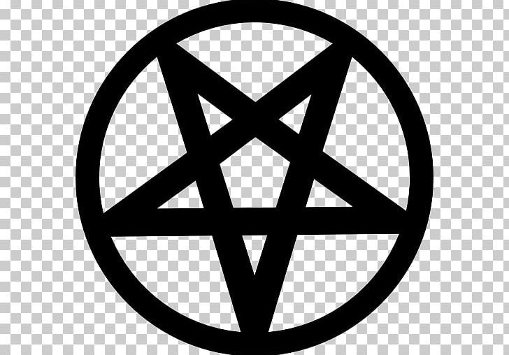 Church Of Satan Pentagram Satanism Computer Icons Symbol PNG, Clipart, Angle, Area, Baphomet, Black And White, Brand Free PNG Download