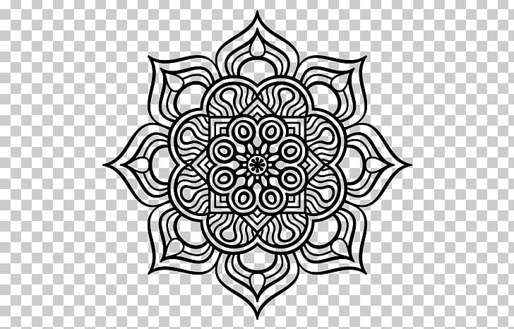 Mandala Coloring Book Islamic Art Drawing PNG, Clipart, Arabesque, Area, Artwork, Black, Black And White Free PNG Download