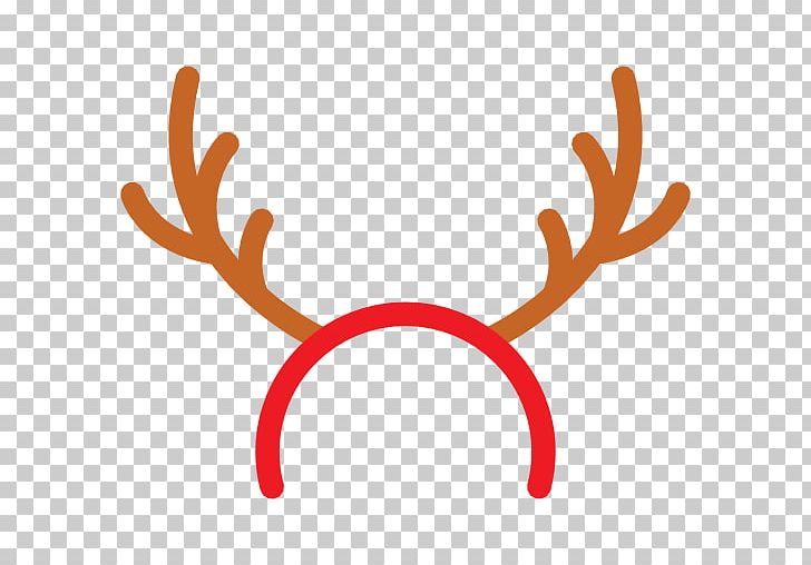 transparent christmas antlers