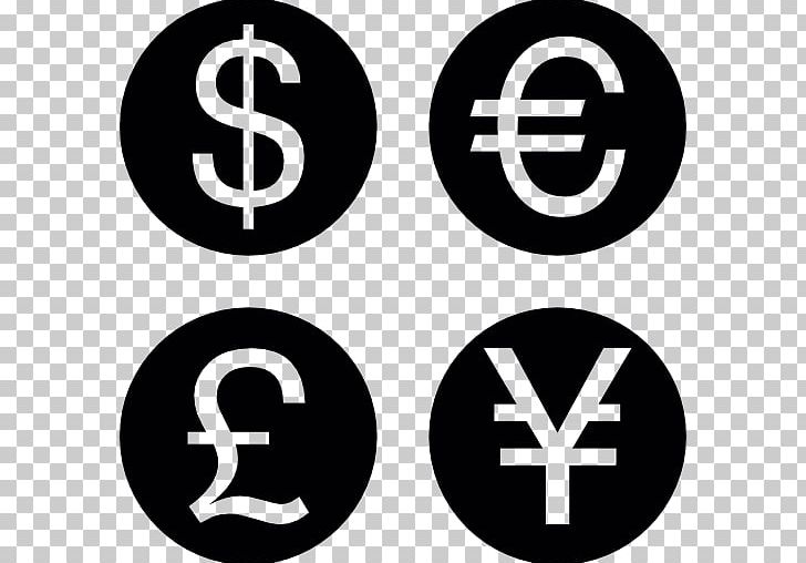 Currency Symbol Japanese Yen Computer Icons PNG, Clipart, Area, Black And White, Brand, Circle, Coin Free PNG Download