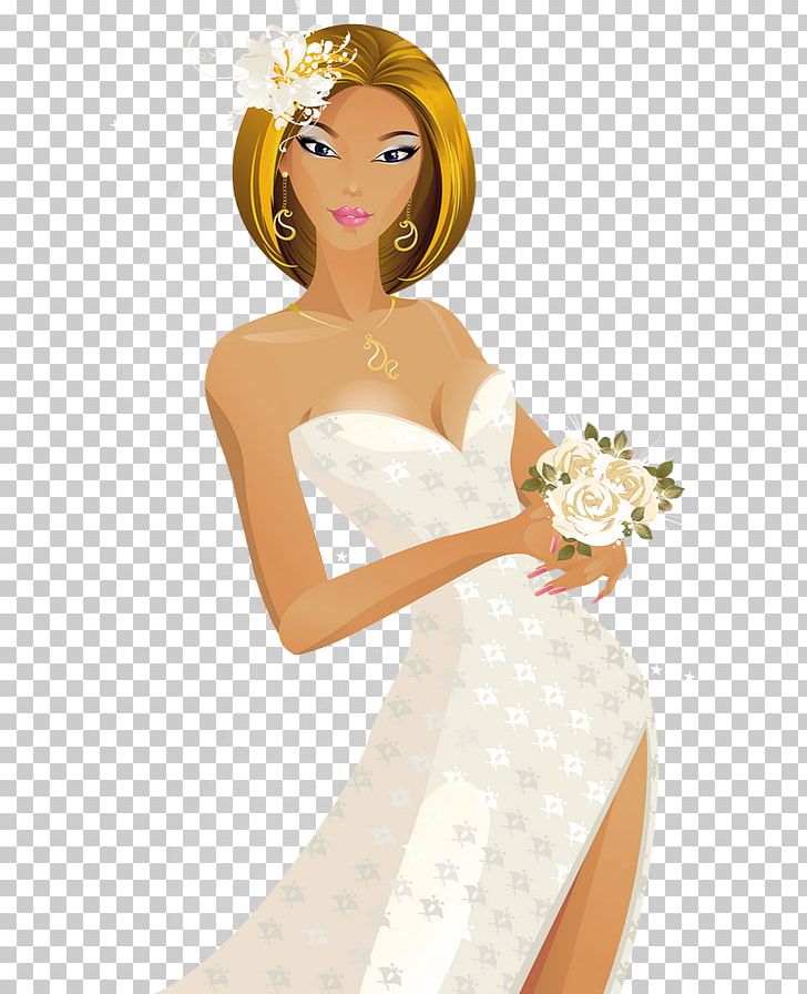 Drawing Marriage Bride PNG, Clipart, Barbie, Beauty, Bride, Bridegroom, Brown Hair Free PNG Download
