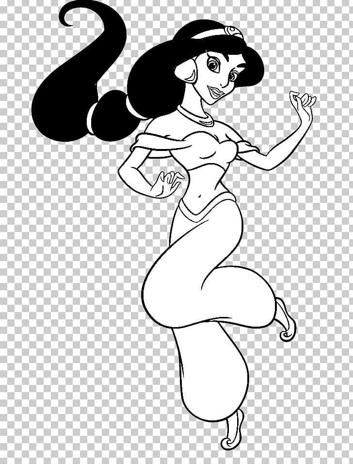 black and white princess jasmine