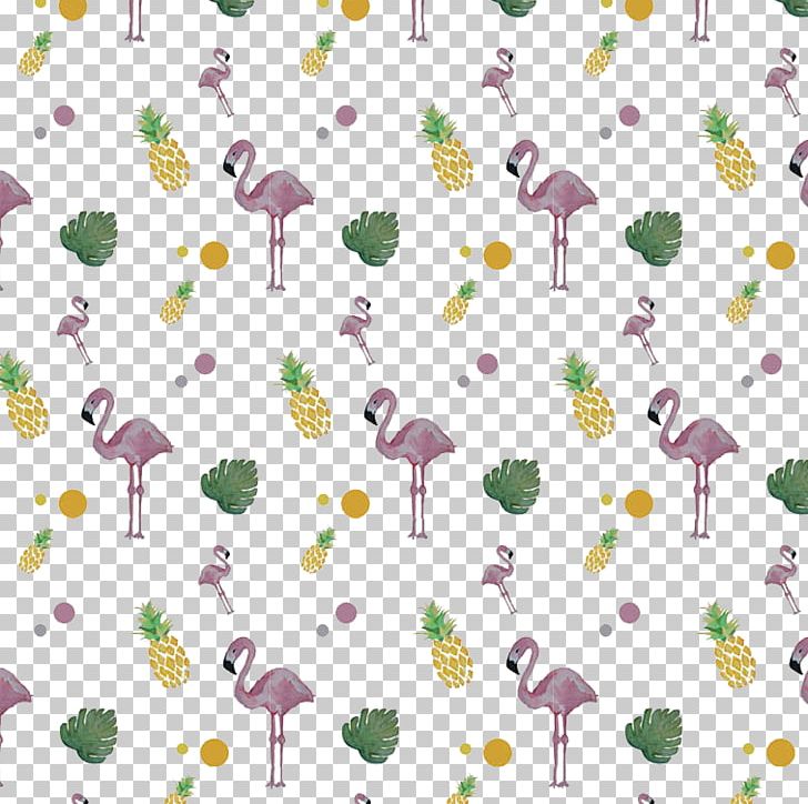 Pineapple Purple Pattern PNG, Clipart, Area, Background Green, Bird, Crane, Designer Free PNG Download