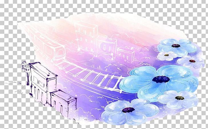 Watercolor Painting Fukei Photography Illustration PNG, Clipart, Art, Blue, Building, Cities, City Free PNG Download