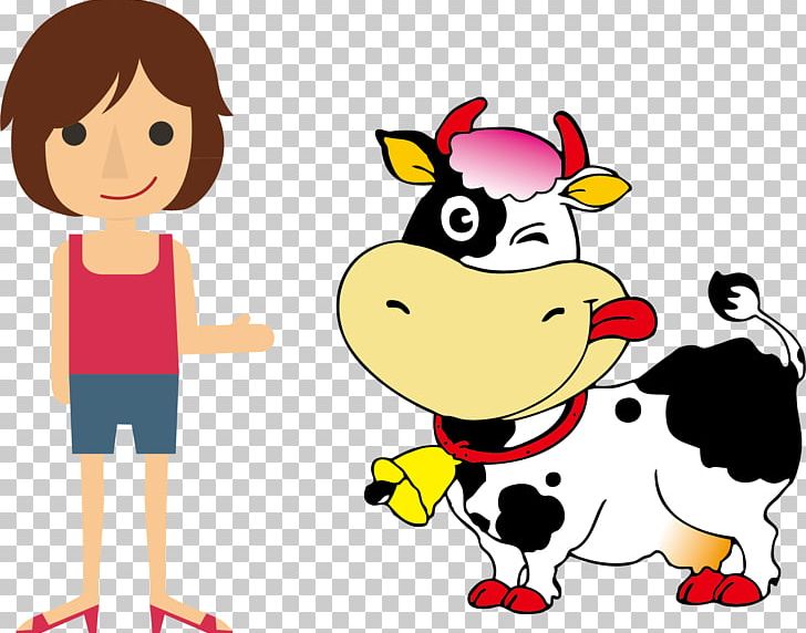 Dairy Cattle Business Illustration PNG, Clipart, Animal Vector, Business Man, Cartoon, Child, Company Free PNG Download