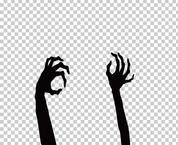 Halloween Ghost PNG, Clipart, Arm, Arm And Hand, Black, Black And White, Computer Graphics Free PNG Download