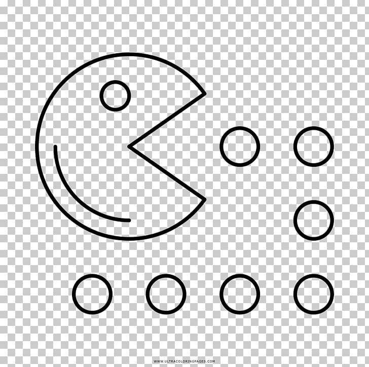 Pac-Man Pong Coloring Book Drawing PNG, Clipart, Angle, Area, Ausmalbild, Black And White, Cartoon Free PNG Download