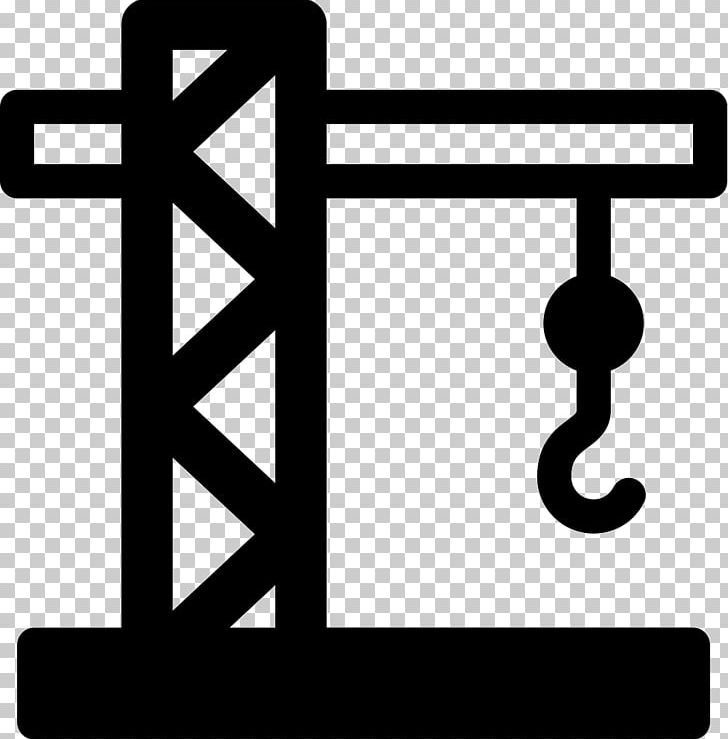 Computer Icons Construction Crane Scalable Graphics PNG, Clipart, Area, Black And White, Brand, Building, Computer Icons Free PNG Download