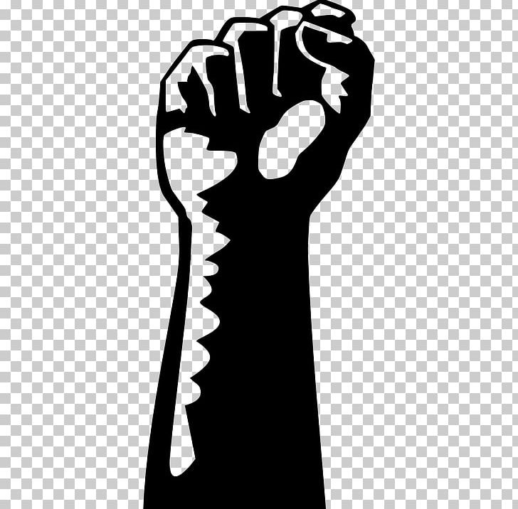 Raised Fist Png Clipart Arm Art Black And White Communism Computer Icons Free Png Download