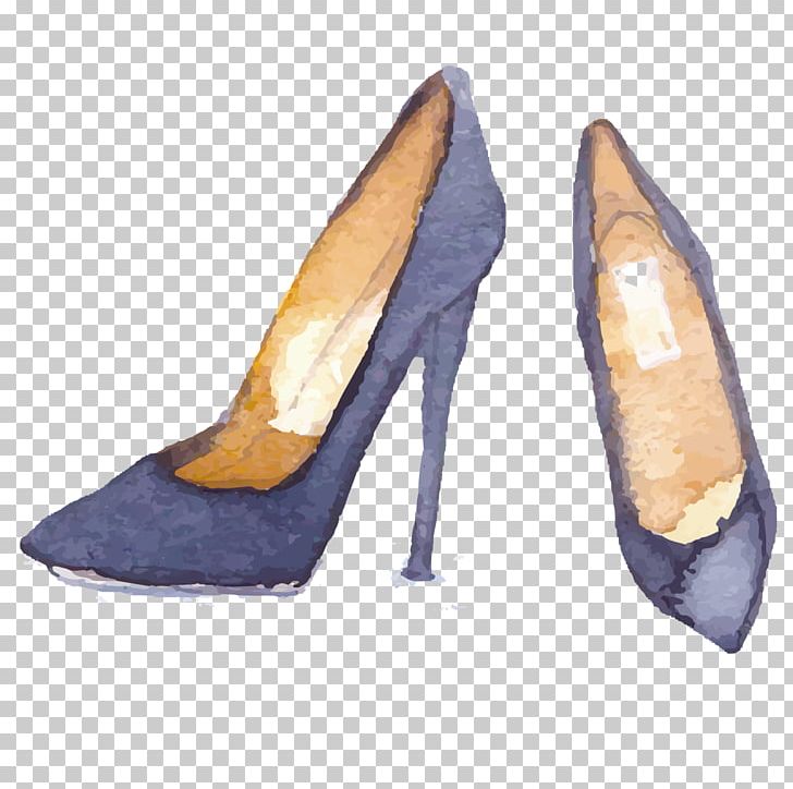 Shoe Watercolor Painting High-heeled Footwear Illustration PNG, Clipart, Boot, Clothing, Designer, Einlegesohle, Fashion Free PNG Download