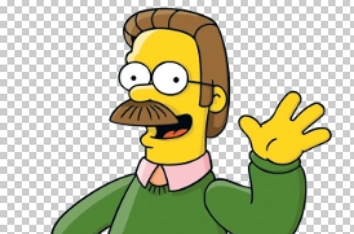 Ned Flanders Bart Simpson Homer Simpson Lisa Simpson Chief Wiggum PNG, Clipart, Bart Simpson, Beak, Bird, Cartoon, Character Free PNG Download