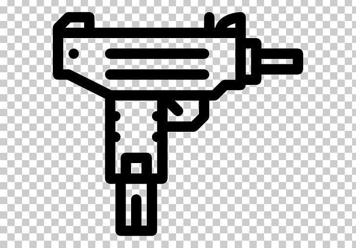 Uzi Computer Icons Firearm PNG, Clipart, Angle, Area, Art Machine, Black And White, Clip Art Free PNG Download