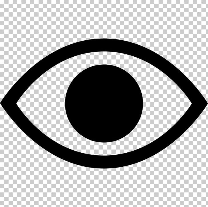 Eye Computer Icons Encapsulated PostScript PNG, Clipart, Area, Black, Black And White, Button, Circle Free PNG Download
