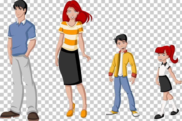 Family Cartoon Child Canvas Print PNG, Clipart, Animated Film, Boy, Canvas, Caricature, Cartoon Free PNG Download