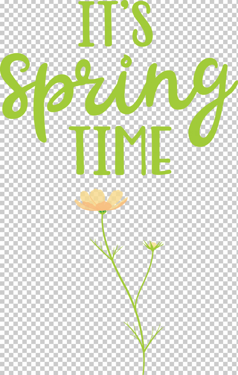 Spring Time Spring PNG, Clipart, Cut Flowers, Floral Design, Green, Leaf, Logo Free PNG Download
